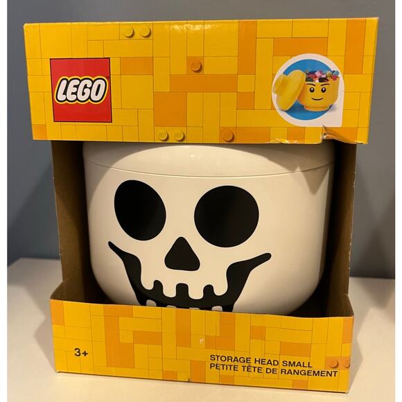 NIB Lego Halloween Skeleton Storage Head - Picture 2 of 5